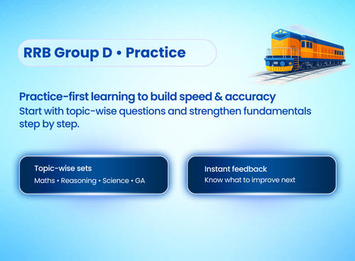 RRB Group D Preparation